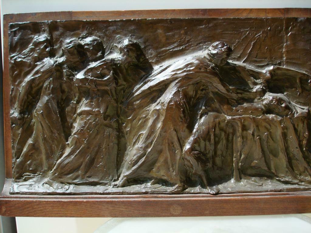 Guillaume CHARLIER °1854-1925 bronze l' assassinat de César, Enlèvement