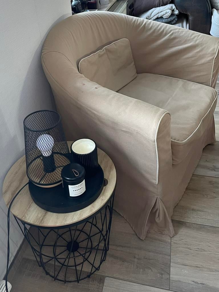 Mooi zeteltje beige, Huis en Inrichting, Ophalen, Zo goed als nieuw