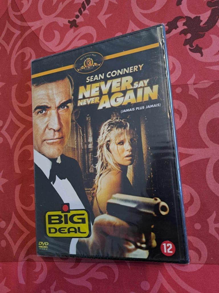 james bond never say never again, Cd's en Dvd's, Ophalen of Verzenden, Zo goed als nieuw