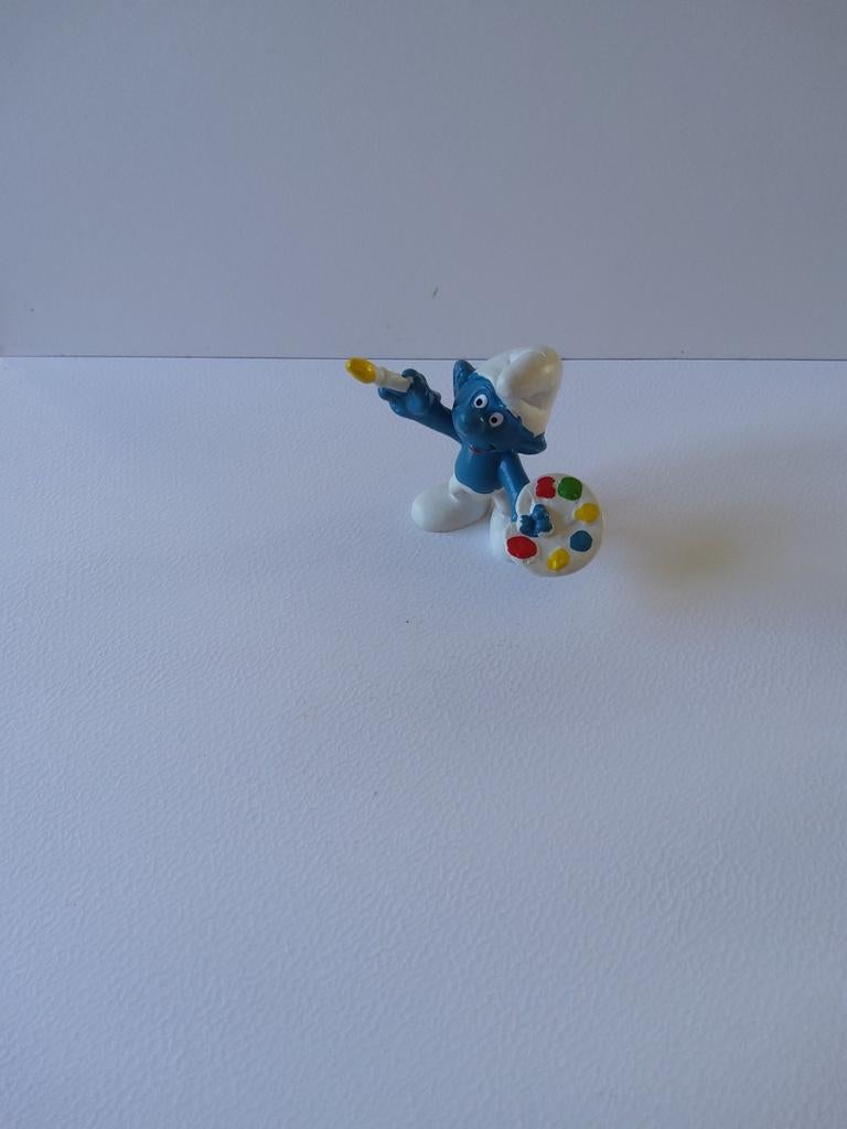 Schilder Smurf, Verzamelen, Ophalen of Verzenden, Gebruikt, Poppetje, Figuurtje of Knuffel