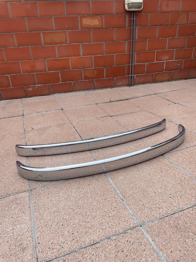 Fiat 500 N / D / F / L / R chrome voor- en achterbumper, Ophalen, Nieuw, Bumper, Fiat