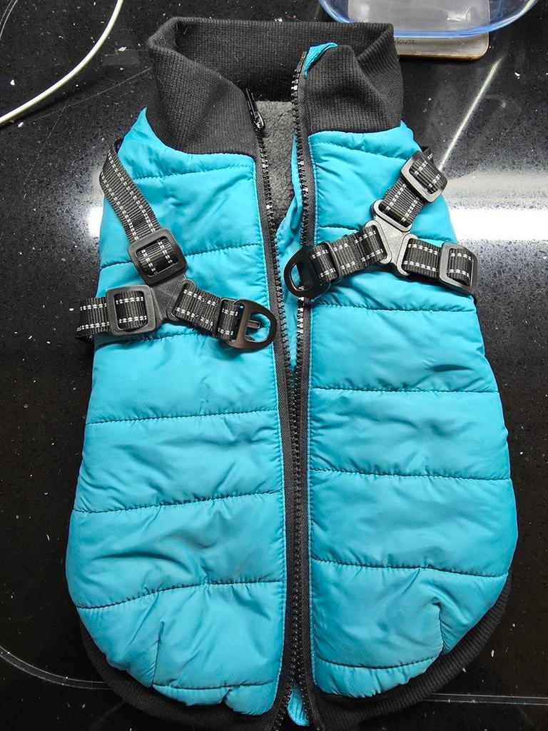 Winterjas met geïntegreerd harnasje Trixie 33cm, Dieren en Toebehoren, Ophalen of Verzenden
