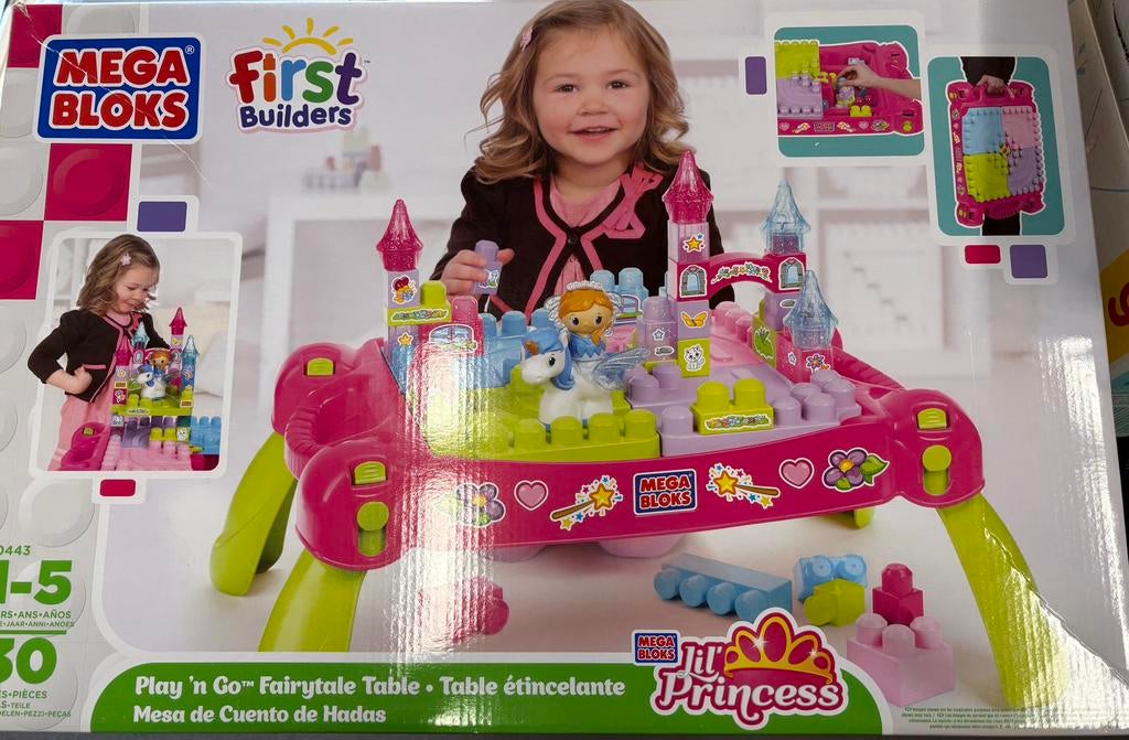 First Builders mega blocks jil princess 30 st, Kinderen en Baby's, Ophalen of Verzenden, Zo goed als nieuw