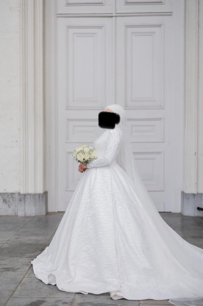 Bruidsjurk/ Gelinlik, Kleding | Dames, Trouwkleding en Trouwaccessoires, Gedragen, Trouwjurk, Wit, Ophalen