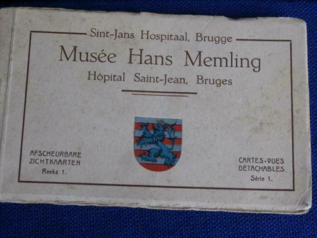 Vintage postkaarten Musée Hans Memling, Ophalen of Verzenden, België en Luxemburg
