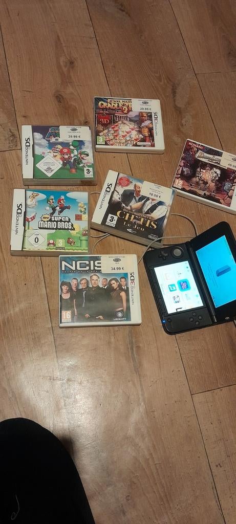 Console nintendo 3DS XL, Enlèvement, Utilisé, Bleu, Avec jeux