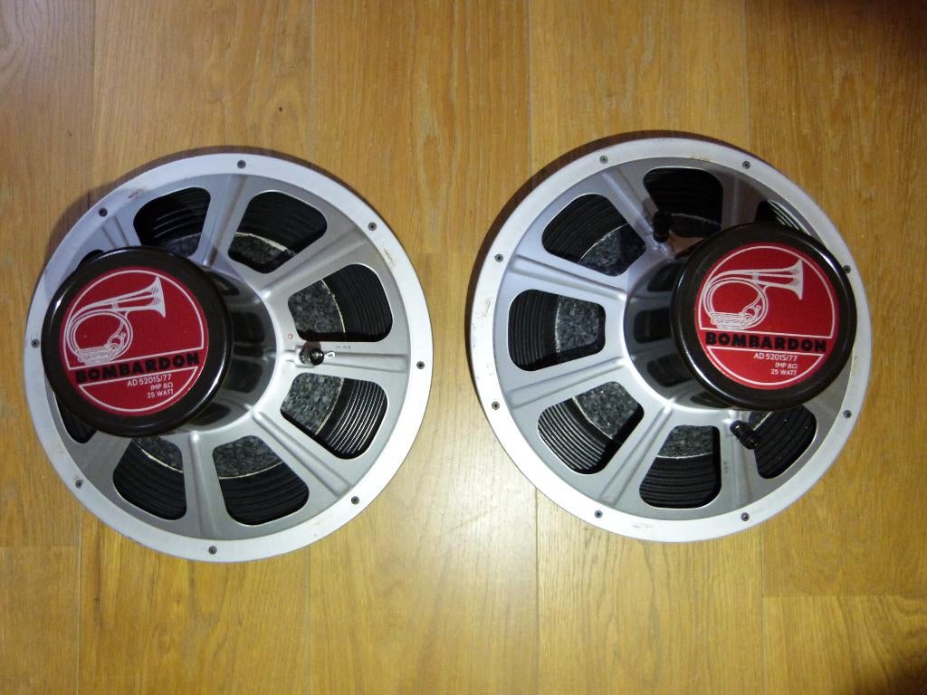Philips set BOMBARDON  AD 5201S/77  8 Ohm 12", TV, Hi-fi & Vidéo, Chaîne Hi-fi, Utilisé, Haut-parleurs, Philips, Enlèvement