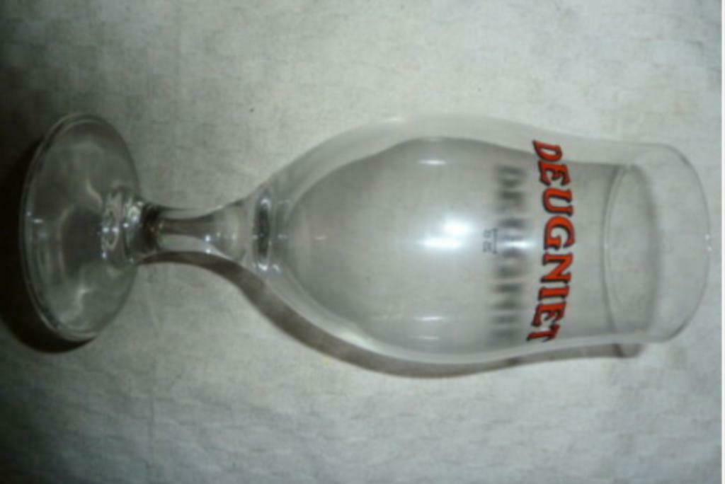 #K bier glas DEUGNIET 25cl Brasserie Du Bocq - Purnode, Ophalen of Verzenden, Nieuw, Bierglas