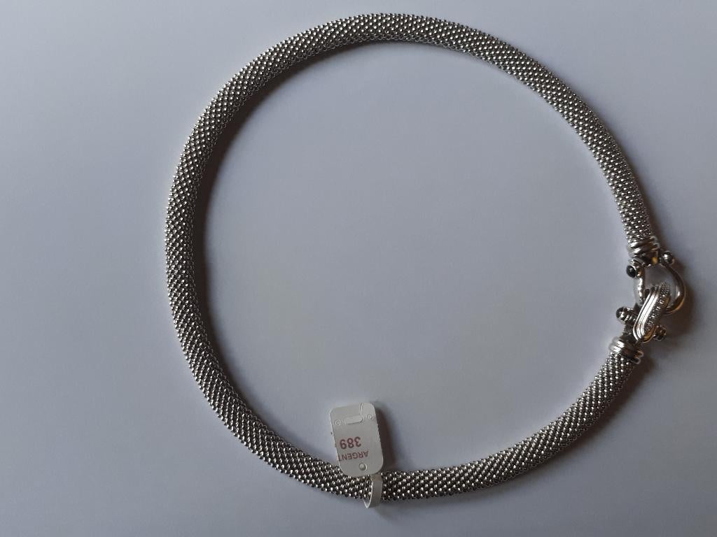 Halsketting van 925 zilver, Antiek en Kunst, Ophalen of Verzenden, Zilver