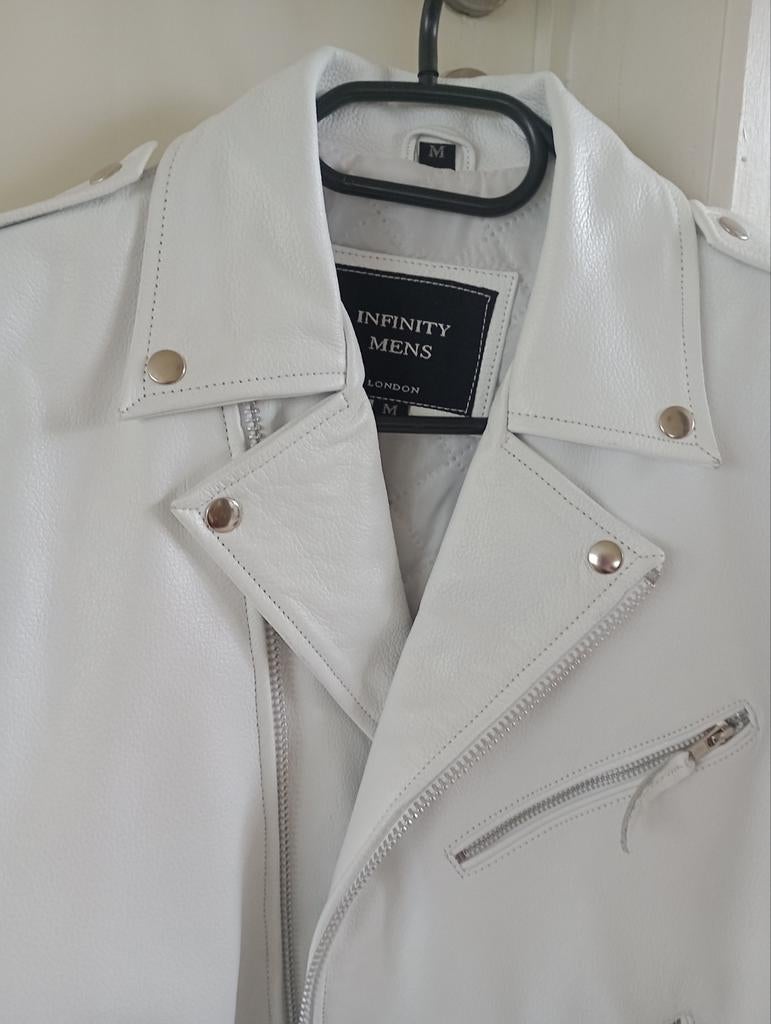 Lederen jas moto/perfecto jacket Medium, Heren, Jas | leer, Ophalen of Verzenden, Nieuw zonder kaartje