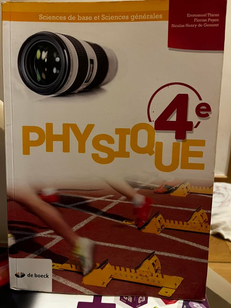 Physique 4e De Boeck, Physique, Enlèvement, Utilisé, Secondaire