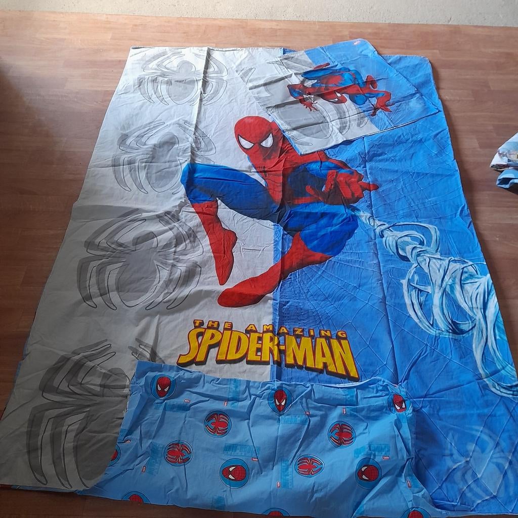 Couvre-lit Spiderman avec 1 taie d'oreiller, Garçon, Enlèvement ou Envoi, Housse de couette, Comme neuf