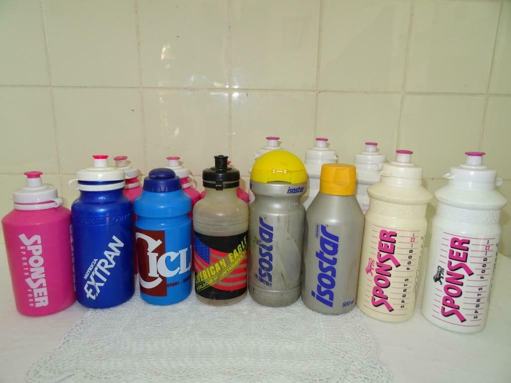 Collectie vintage bidons Tour de France Amstel Gold Race, Ophalen of Verzenden
