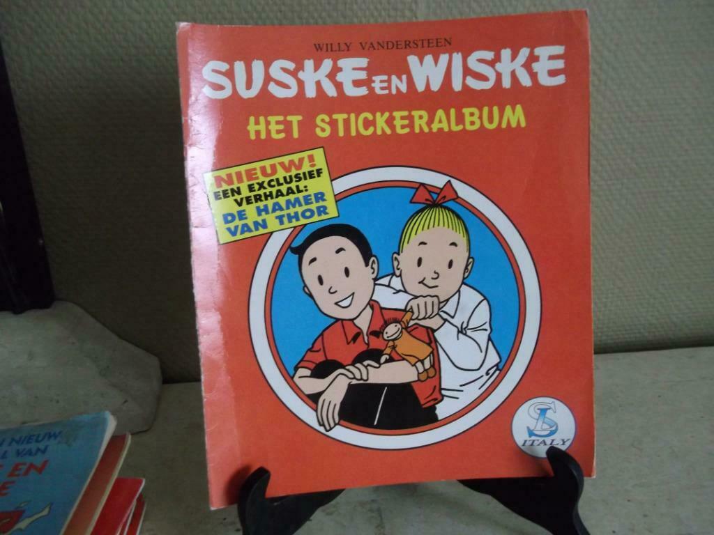Suske en Wiske  Het stickeralbum, Gelezen, Willy Vandersteen, Eén stripboek, Ophalen of Verzenden