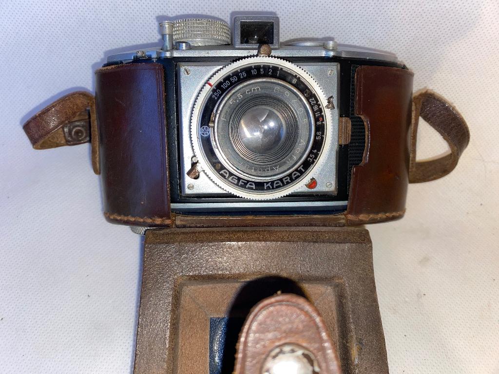 Vintage: appareil argentique AGFA KARAT, Enlèvement ou Envoi, 1940 à 1960, Appareils photo