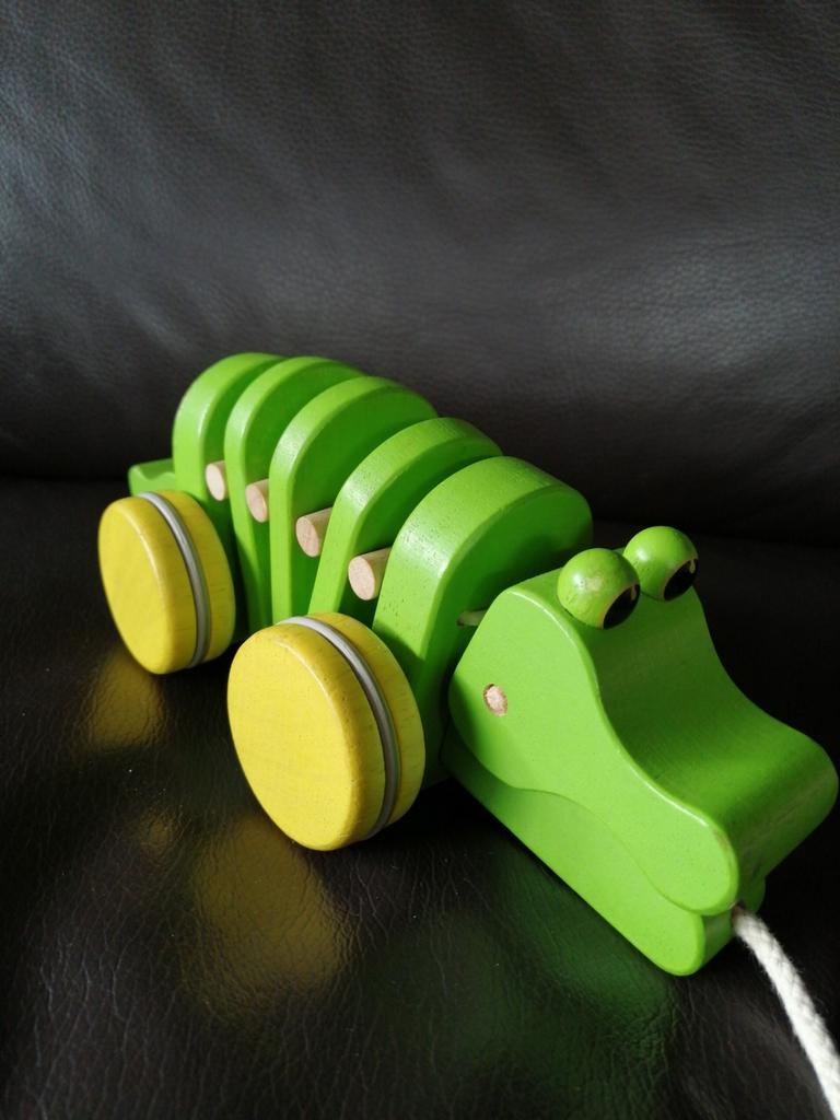 Crocodile dansant Plan Toys., Enfants & Bébés, Enlèvement ou Envoi, Comme neuf