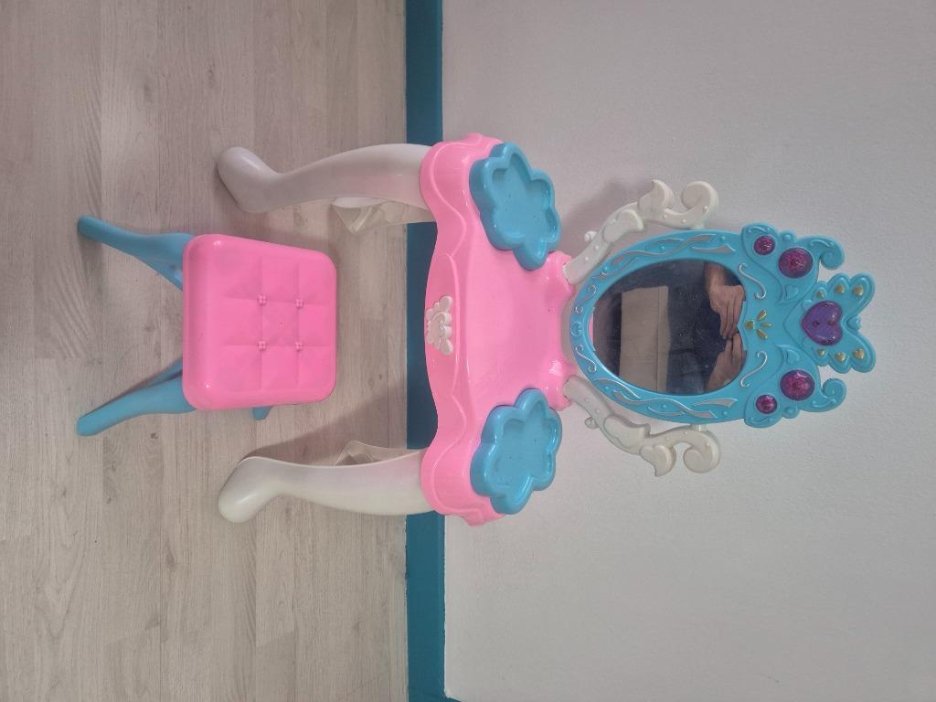 Table et chaise de maquillage pour jouets avec musique, Enlèvement ou Envoi, Comme neuf