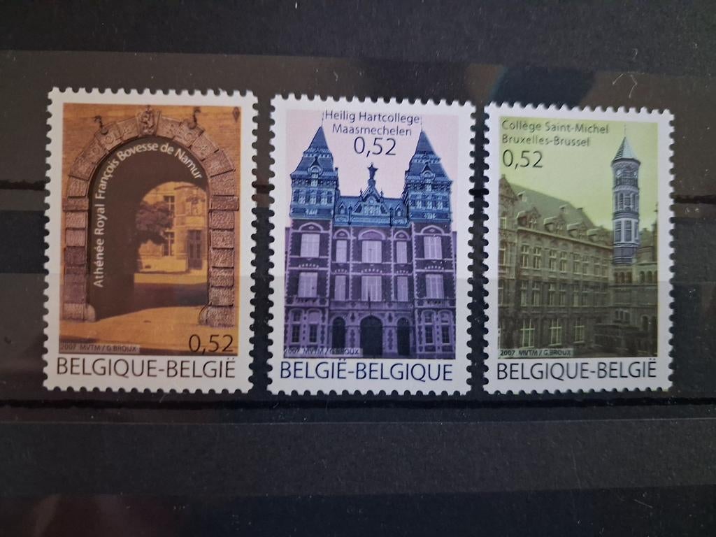 Belgique OBP 3673-3675 Année de fabrication 2007, Enlèvement ou Envoi, Non oblitéré, Neuf