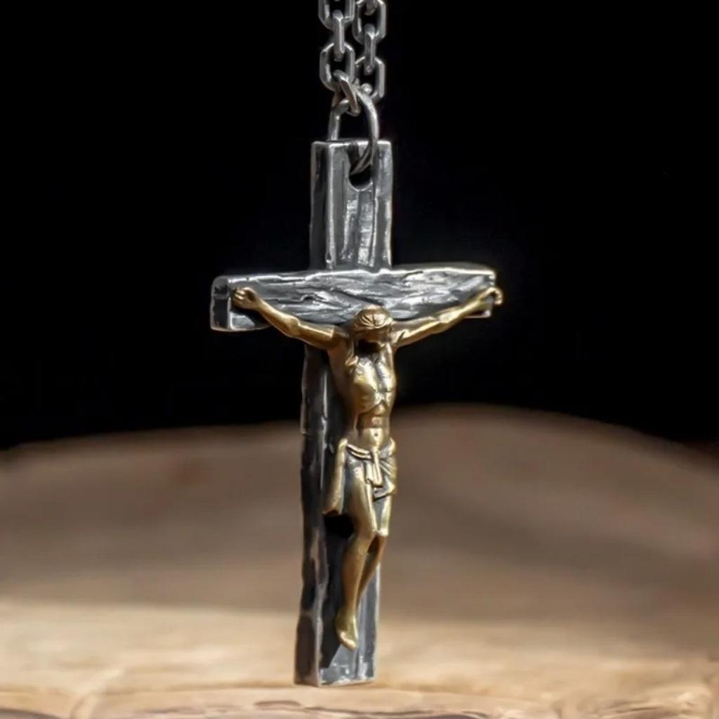 Jezus Kruis - 925 zilver, Verzenden, Nieuw, Kruis of Symbool, Zilver