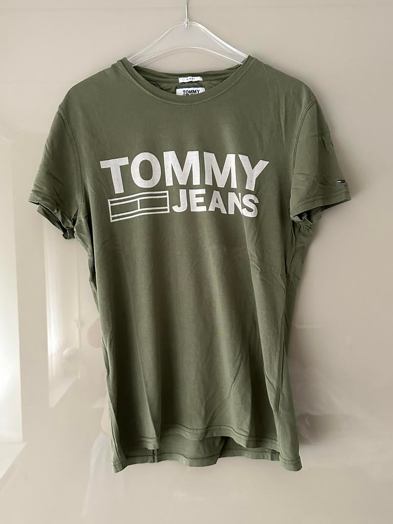 Zomer t shirt Tommy Hilfiger in nieuwstaat, Ophalen of Verzenden, Maat 48/50 (M), Groen, Tommy hilfiger