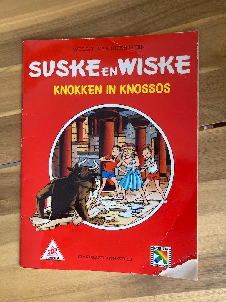 Strip Suske en Wiske Knokken in Knossos Willy Vandersteen, Boeken, Eén stripboek, Verzenden, Gelezen, Willy Vandersteen
