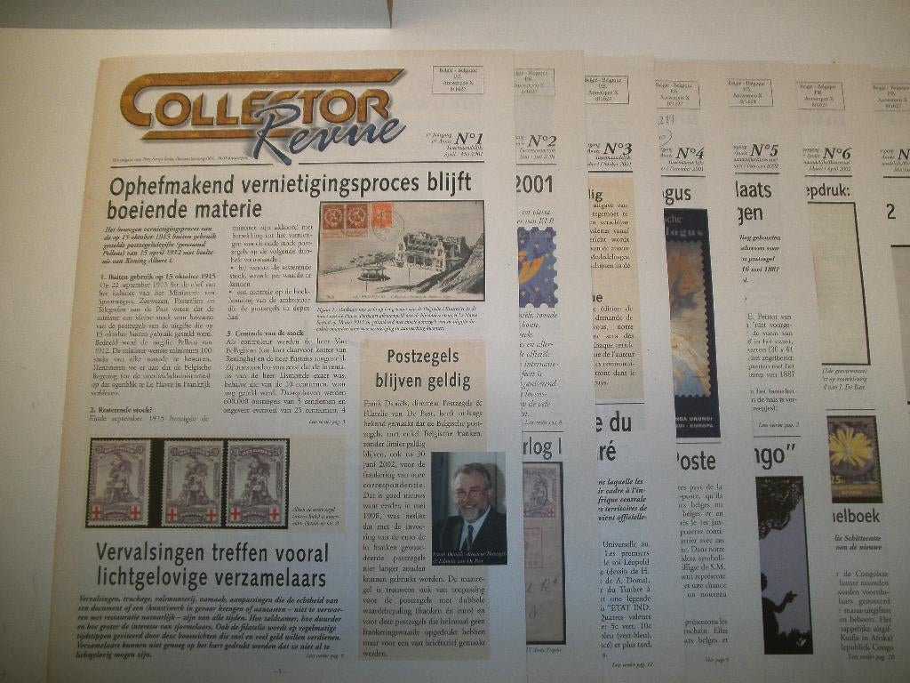 Lot 32 nrs postzegeltijdschrift Collector Revue, Enlèvement ou Envoi, Livre ou Revue