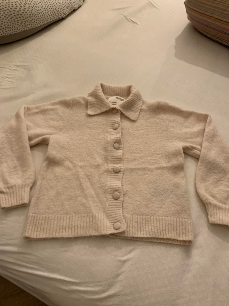Ecru gilet Selected Femme medium, Enlèvement ou Envoi, Comme neuf