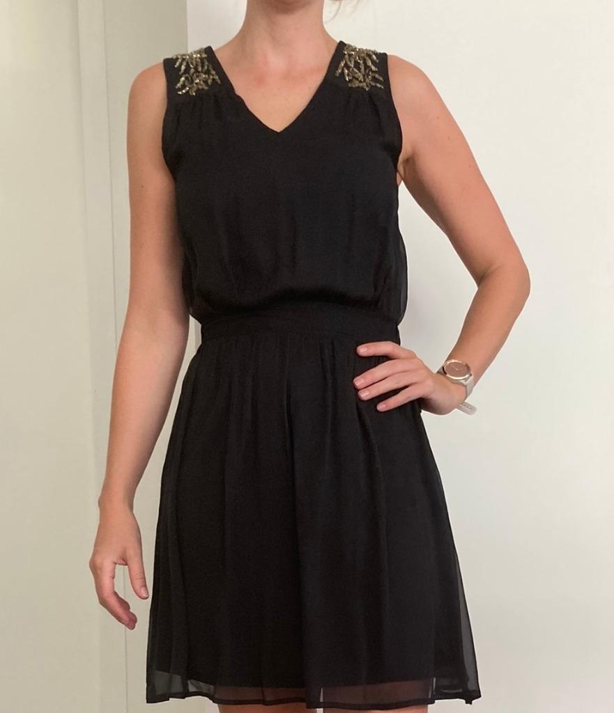 Zwart Jurkje van Vero Moda (Maat XS), Enlèvement ou Envoi, Vero Moda, Au-dessus du genou, Comme neuf