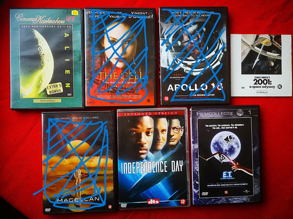 DVD’s SF, horror & fantasy €1,00/stuk (2), Ophalen of Verzenden, Gebruikt, Science Fiction