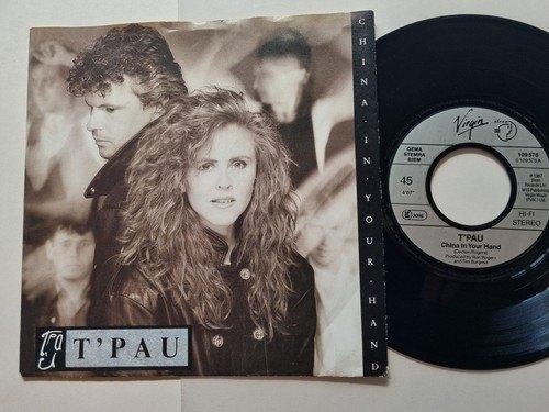 Vinyl 7" single T'Pau China in your hand Synth Pop 80s Rock, Ophalen of Verzenden, Zo goed als nieuw, Pop