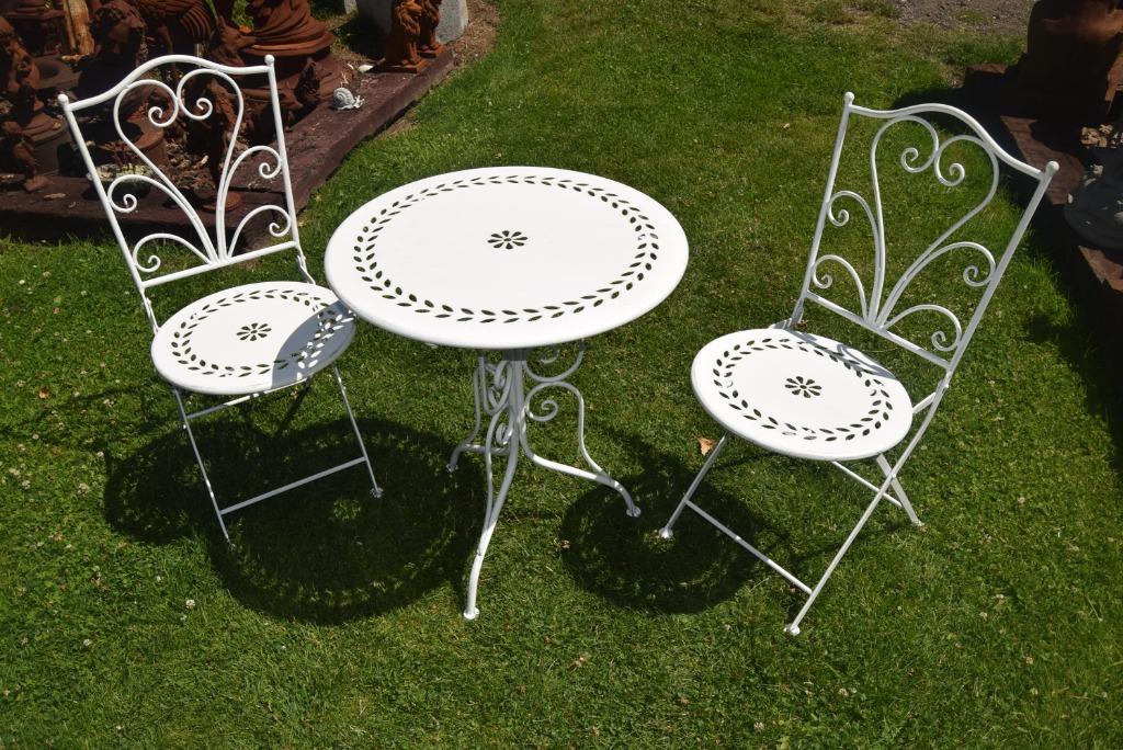 Set de jardin en fer forgé patiné, Neuf, Enlèvement, Autres matériaux, Sets de jardin