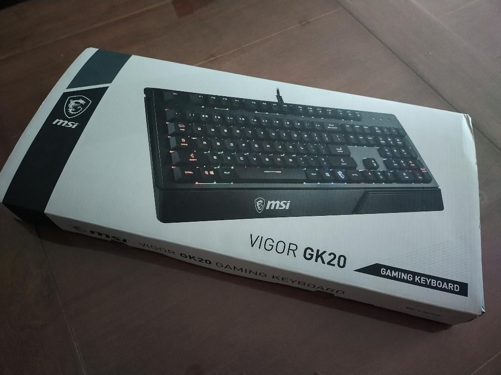 MSI Vigor GK20 Gaming keyboard AZERTY, Msi, Gaming toetsenbord, Azerty, Ophalen of Verzenden