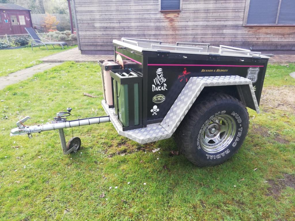 4x4 offroad aanhangwagen, Auto diversen, Aanhangers en Bagagewagens, Ophalen, Gebruikt