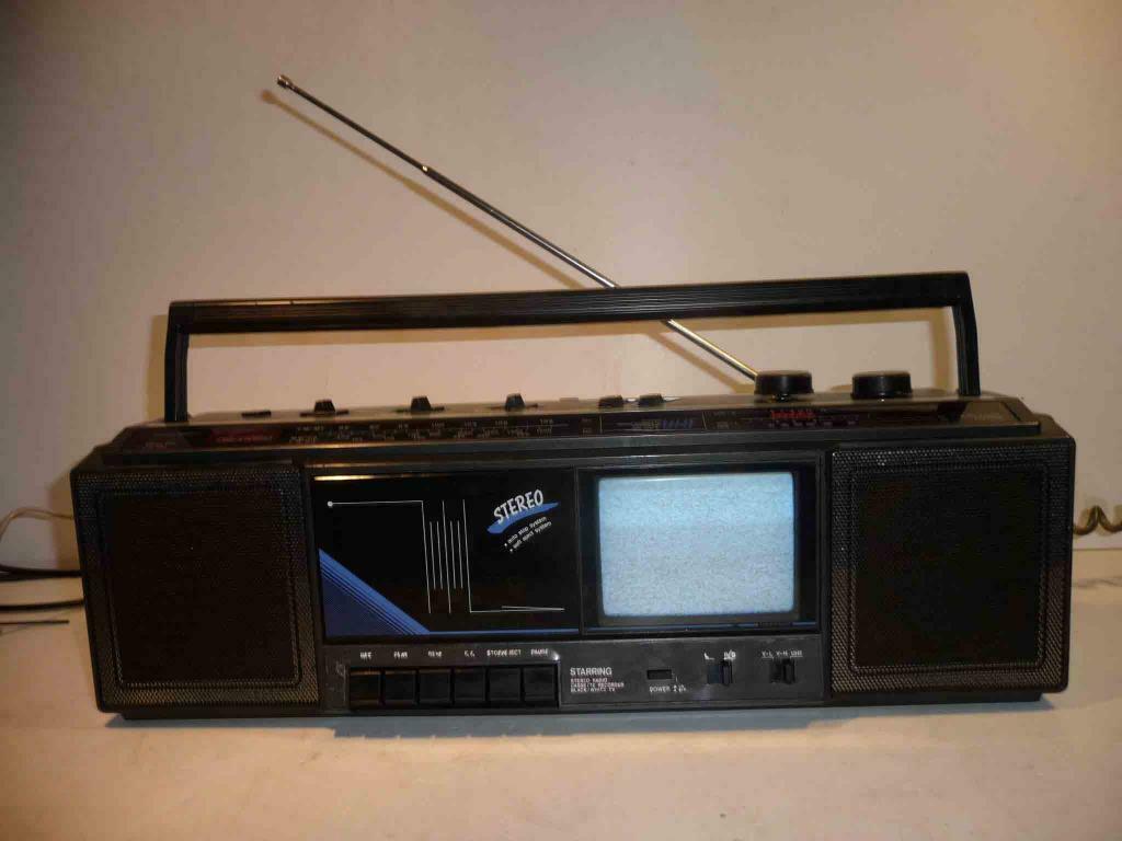 radio boombox K7  + TV -  STARRING SL-703 - stéréo, Enlèvement ou Envoi, Utilisé, Autres types
