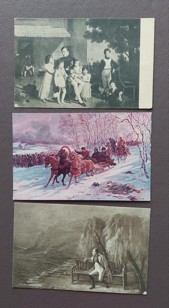 Napoleon 3 oude postkaarten, Verzamelen, Ophalen of Verzenden
