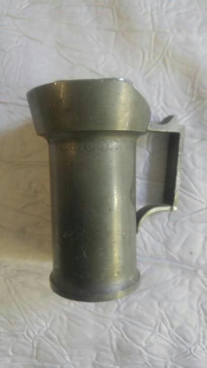 Vintage Deco Briquet aansteker Deciliter tin zinn 96 %  gaz, Enlèvement ou Envoi, Utilisé, Briquet