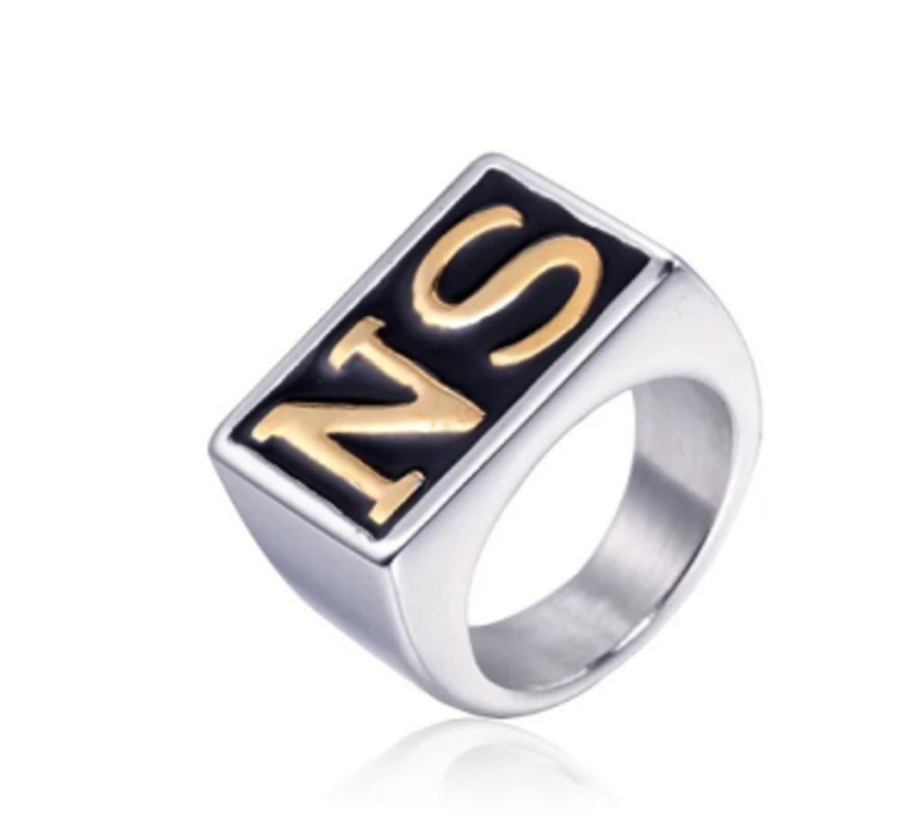 Bague motard en acier inoxydable Sons of Anarchy - NS, Neuf, Femme ou Homme, Fer ou Acier, 20 ou plus grands