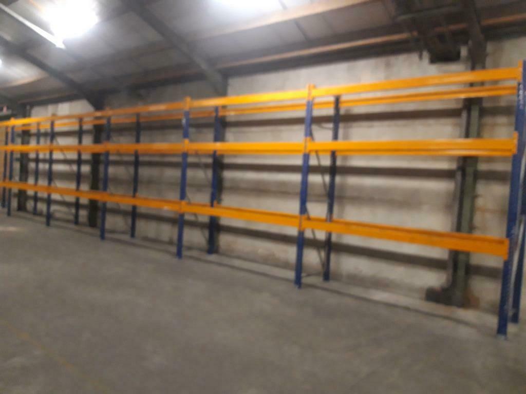 Lot de rack à palette 50m long/ partij palletstelling rekken, Envoi, Utilisé, 50 à 75 m², Autres types