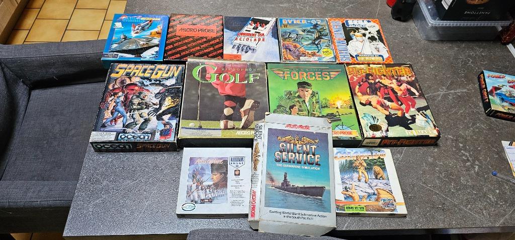 Lot jeux Atari ST, Enlèvement ou Envoi
