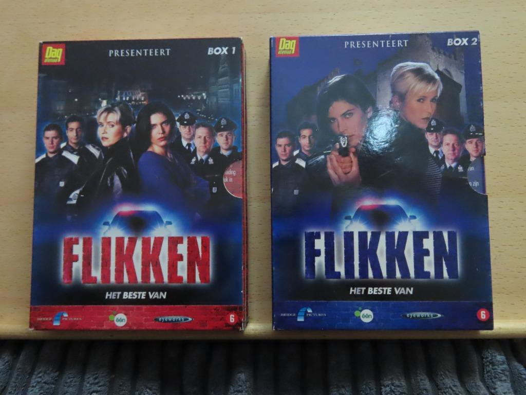 Flikken Het beste van Flikken BOX 1 en BOX 2 als lot of stuk, Gebruikt, Alle leeftijden, Boxset, Ophalen of Verzenden