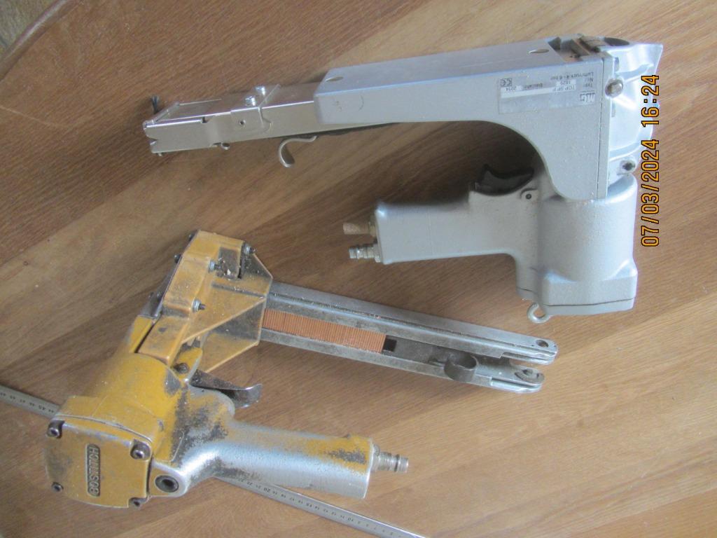 Nietmachine, Ophalen, Gebruikt
