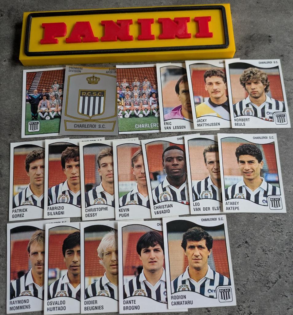 AUTOCOLLANTS PANINI FOOTBALL 90 CHARLEROI SC 18 1990, Hobby & Loisirs créatifs, Autocollants & Images, Neuf, Envoi