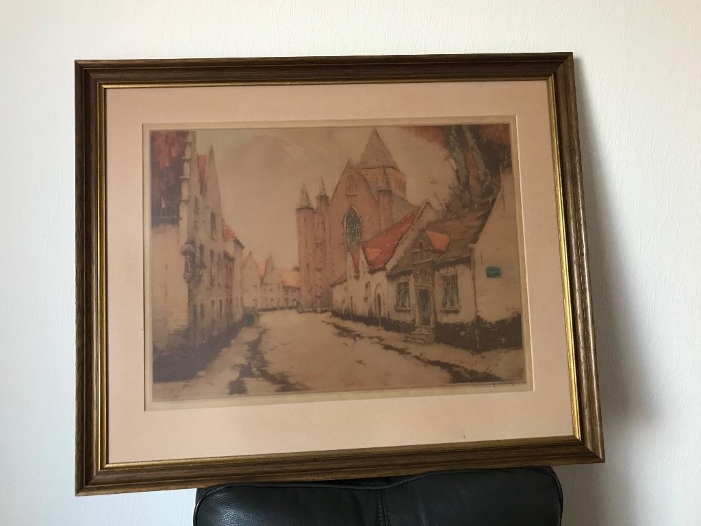 Schilderij van Roger Hebbelinck, Antiek en Kunst, Ophalen of Verzenden