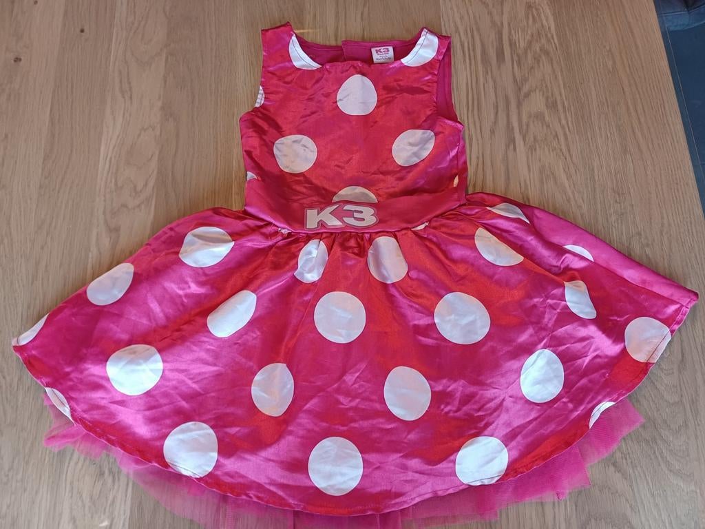 K3 Bengeltjes kleedje maat 116, Kinderen en Baby's, Carnavalskleding en Verkleedspullen, Ophalen of Verzenden, Gebruikt, 110 t/m 116