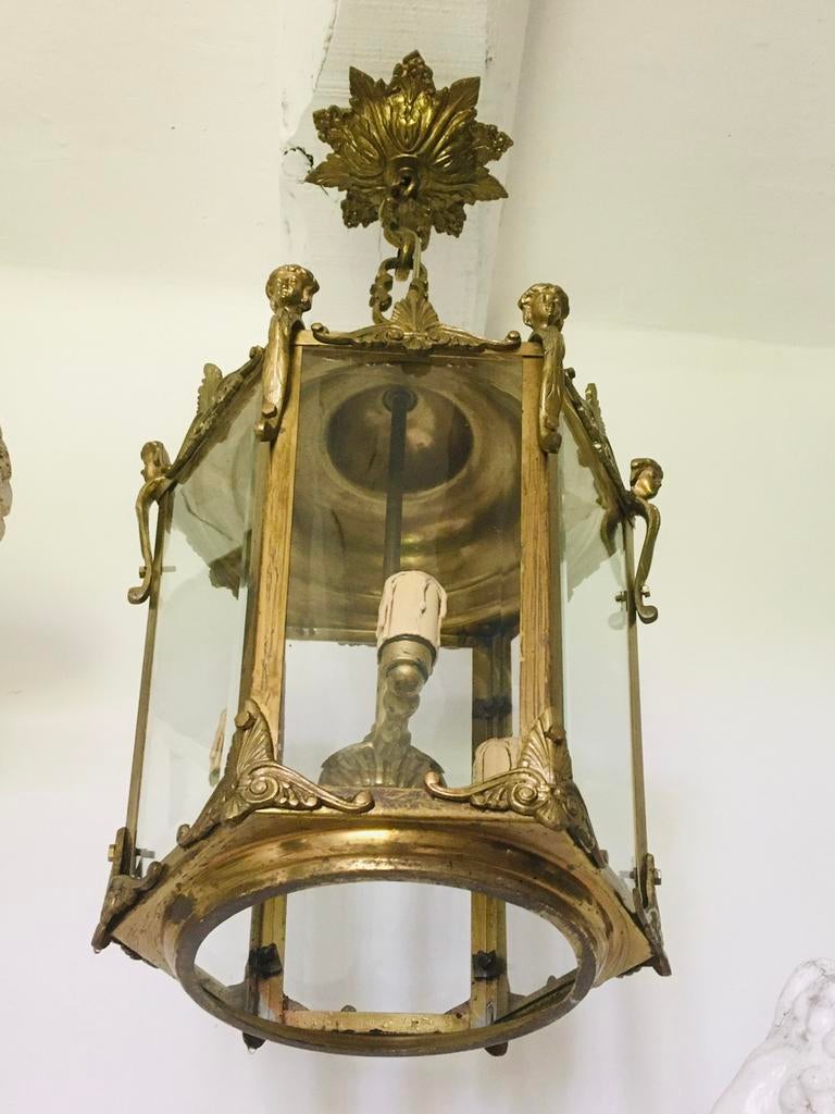 6 mooie antieke hanglampen, Antiek en Kunst, Ophalen