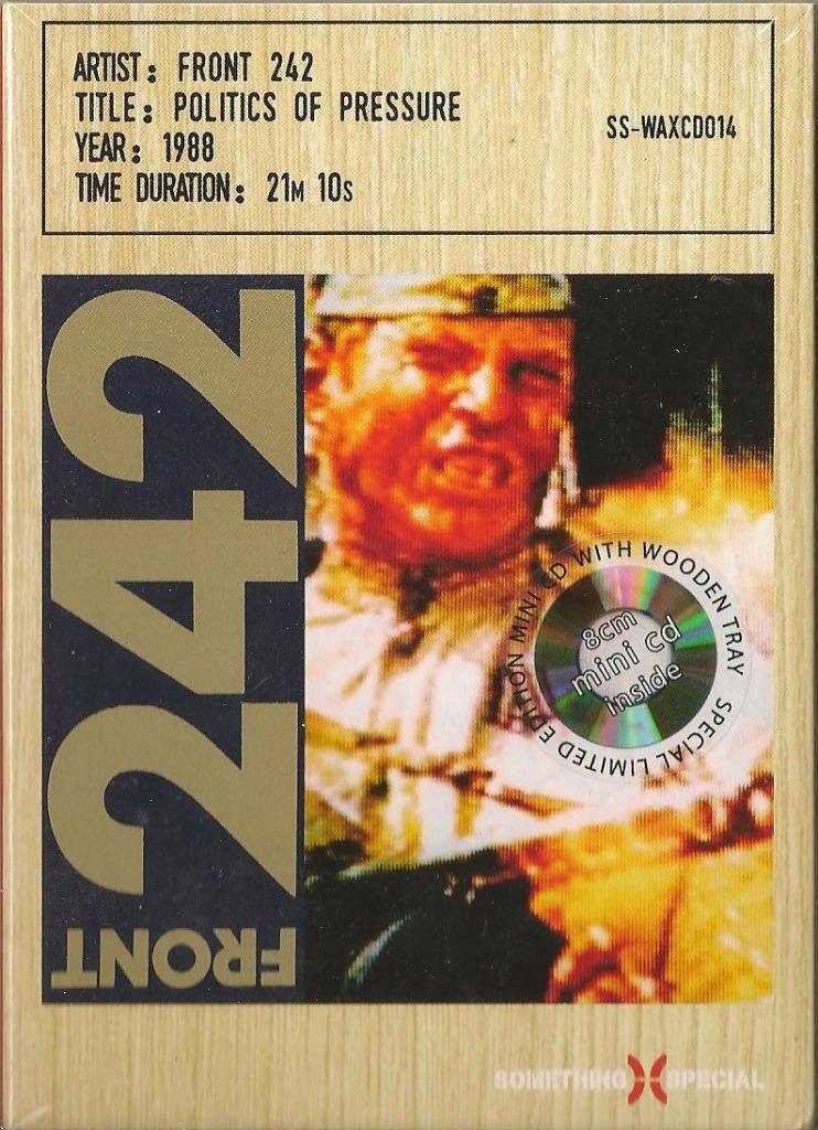 FRONT 242 - POLITICS OF PRESSURE CD IN WOODEN BOX - LIMITED, CD & DVD, Envoi, Neuf, dans son emballage