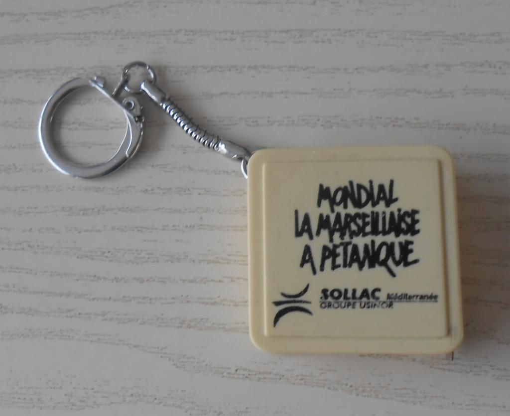 Sleutelhanger - Marseillaise à la Pétanque met de meter, Verzamelen, Ophalen of Verzenden, Nieuw, Sport