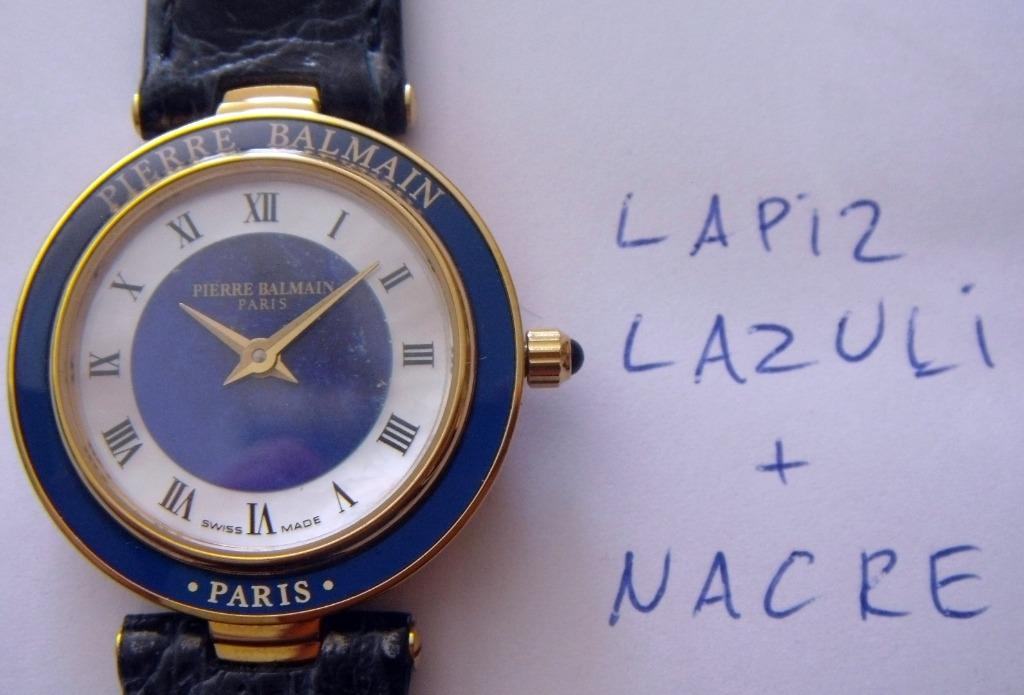 Montre dame Balmain, cadran Lapis Lazuli, cuir bleu, NEUVE, Verzamelen, Ophalen of Verzenden, Nieuw