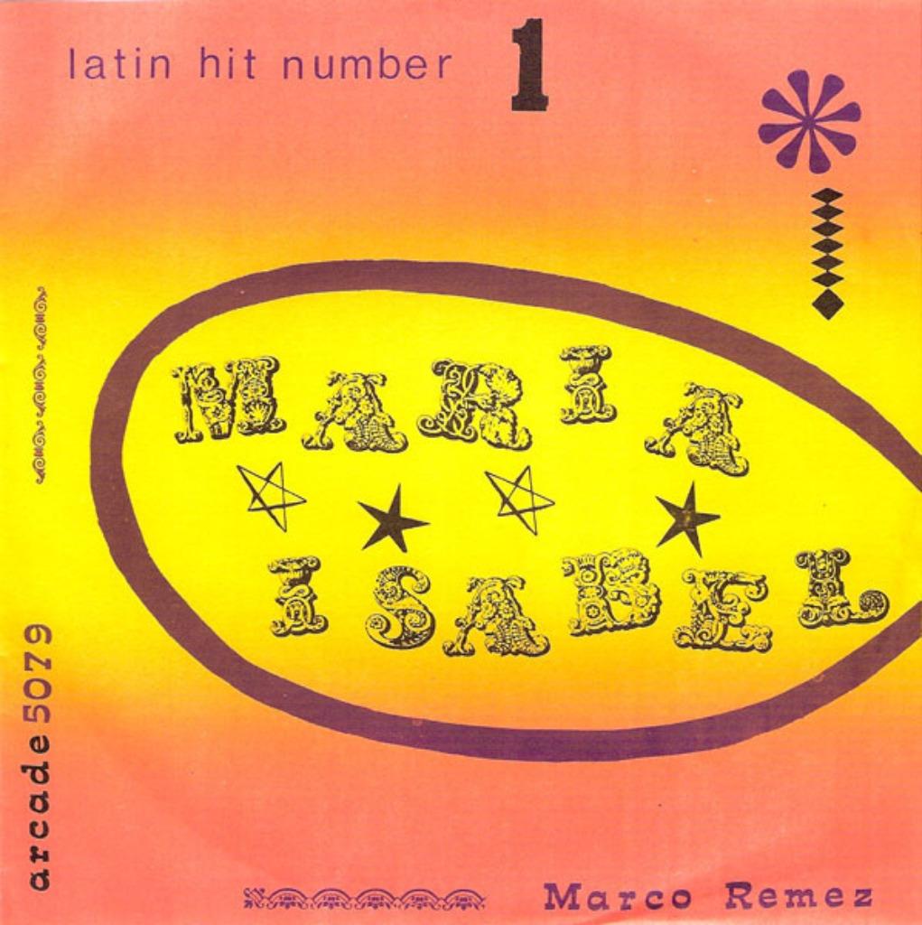 Marco Remez ‎– Maria Isabel / Bim Bam Bombero ' 7, Cd's en Dvd's, Vinyl Singles, Latin en Salsa, Gebruikt, 7 inch, Single