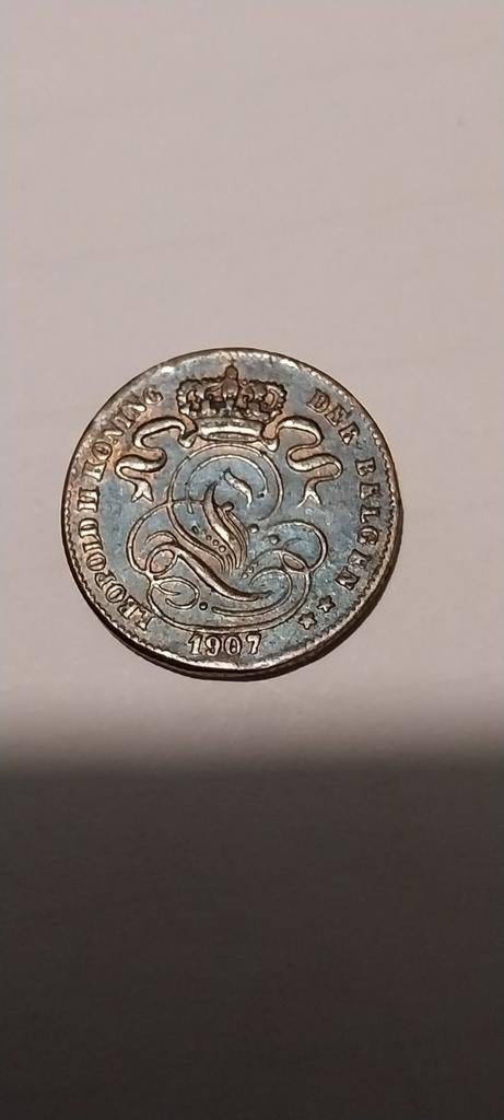 1 cent 1907 vlaams, Verzenden, Metaal, Losse munt